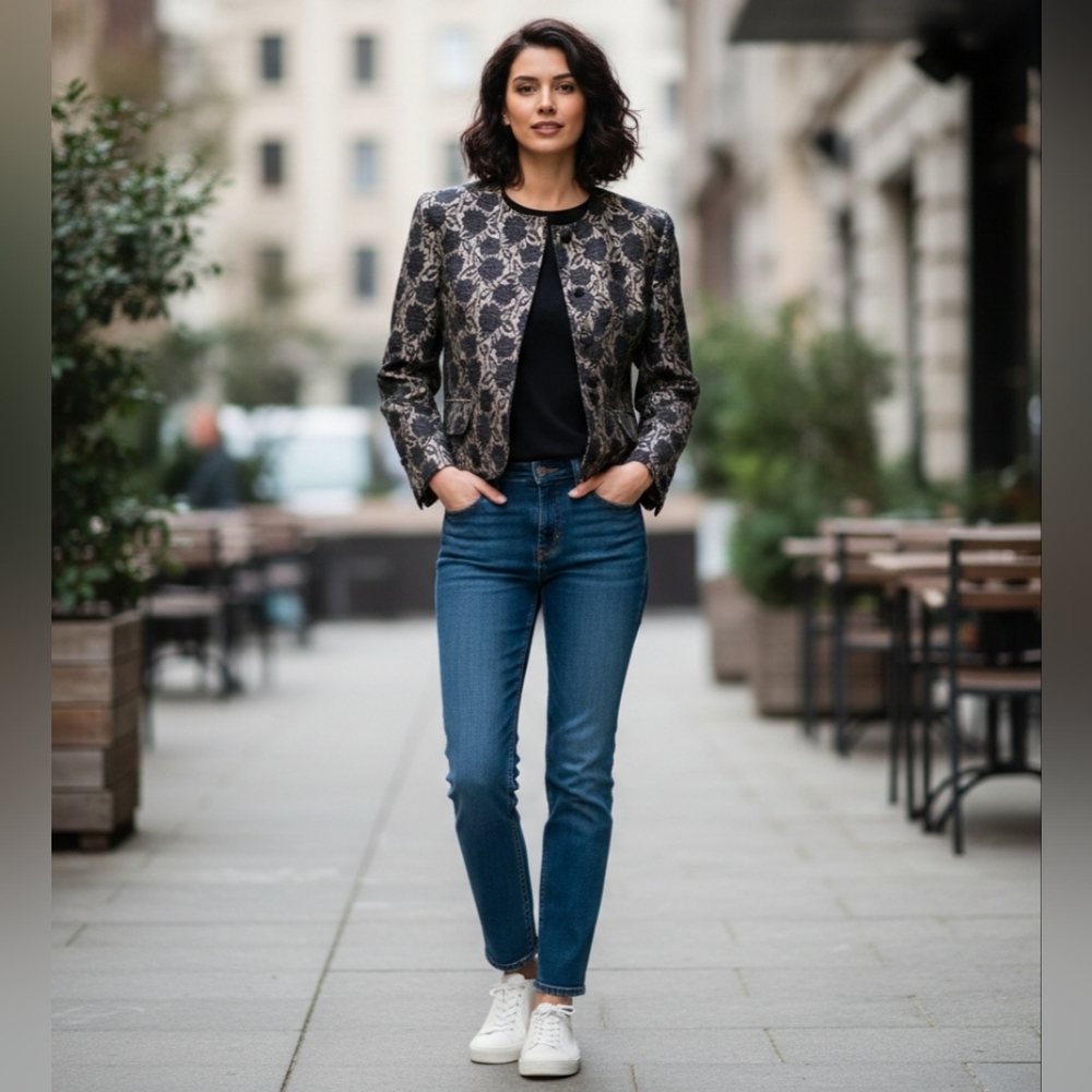 BIANCA Vintage Women's Blazer. Made in Canada. Size 8. Beautiful Condition!